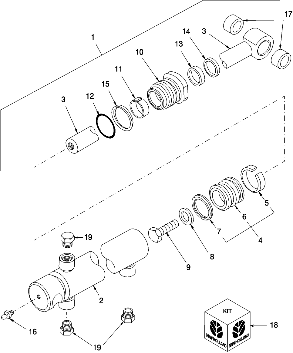 02D01 BUCKET CYLINDER