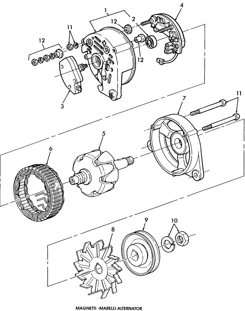 05J01 ALTERNATOR, MAGNETTI-MARELLI