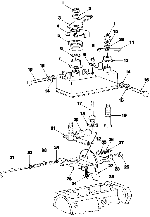 05G04(01) FUEL INJECTION PUMP, UPPER HALF, NON-EMISSIONIZED