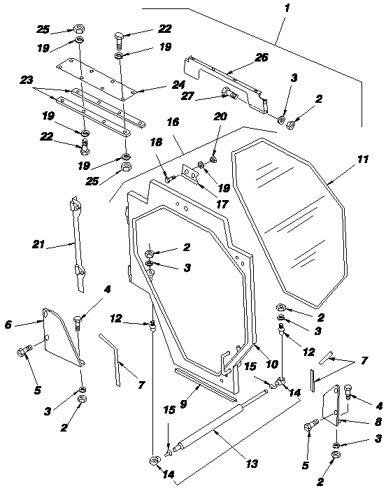 01G01 DEMOLITION DOOR KIT, OLD STYLE