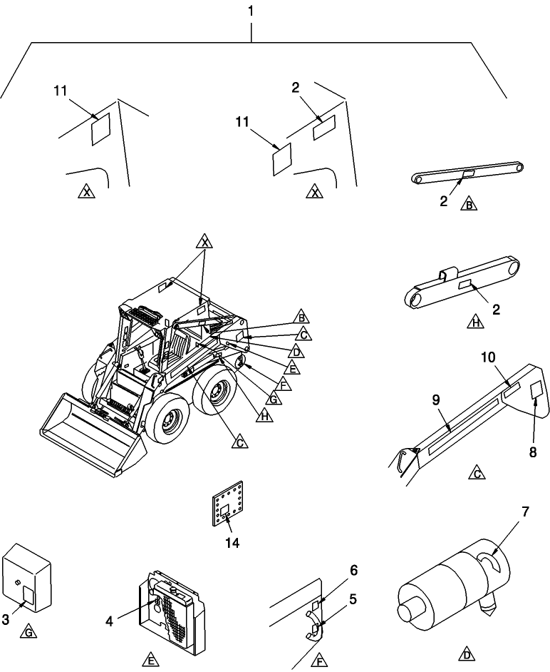 08B01 DECAL SET, EUROPE