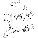11N02 STARTING MOTOR & RELATED PARTS, 5" DIA., NH-E (9-77/1-78)