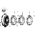 01E07 REAR WHEEL WEIGHTS - 4600, 5600, 6600, 7600, 5700, 6700, 7700