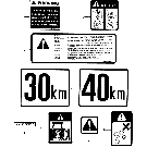 16B05 WARNING INSTRUCTION, NH-E