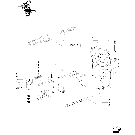 1.80.1/01(02) (VAR. 809) PTO 540/1000 RPM - SUPPORT AND FORK