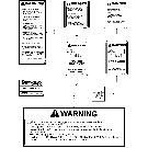 16B02 DECALS, CONTROL INSTRUCTION