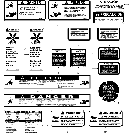 16C01 DECALS, WARNING & SERVICE