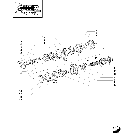 1.28.1(02) GEARBOX GEARING - SYNCHRONIZER AND DRIVEN SHAFT