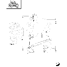 1.89.0/03 (VAR.912/1) SWINGING DRAWBAR FOR HITCH AND SUPPORT - (GERMANY)