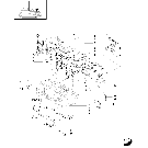 1.82.7/02(01) (VAR.882) 4 REMOTE VALVES W / FLOW-RATE REGULATOR - FIXING BRACKETS AND PIPES - C5492