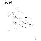 1.40. 2/10 (VAR.443-443/1) RICE FIELD VERSION W/ELECTROYDR. DIFFERENTIAL  LOCK - DIFFERENTIAL GEARS AND SHAFT