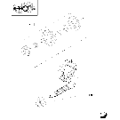 1.32.1/06 (VAR.838-839) FRONT PTO LIFT - BEVEL GEAR PAIR