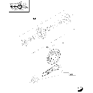 1.32.1/08 (VAR.323-323/1) STANDARD FRONT AXLE W/ ELECTROHYDR. DIFF. LOCK (40 KM/H) - BEVEL GEAR PAIR