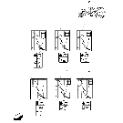 1.98.0/ 4 DECALS - CREEPER TRANSMISSION FOR HI-LO (VAR.117)