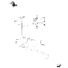 1.80.1/05(03) (VAR.948-948/1) 20" IMPLEMENT COUPLING WITH P.T.O. 540/540E WITH SHORT SHAFT - TRANSMISSION LEVER