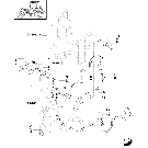 1.82.1/03(01A) (VAR.812-819) FRONT HPL AND FRONT P.T.O.-CYLINDER AND PIPES. - D5170