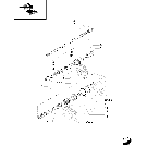 1.80.1/03(01) (VAR.817) SYNCHRO MESH GEARED POWER TAKE-OFF (540-540E-1000 RPM) - SHAFTS AND GEARS