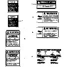 16C02 DECALS, WARNING AND SERVICE