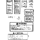 16B02 DECALS, CONTROL INSTRUCTION