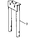 042 VERTICAL BRACE EXTENSION, 880