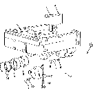 03E13 FRONT SUPPORT, FWD, AE3-184 (84/)