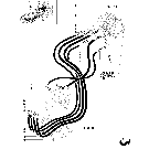 1.82.6/ 1(13) HYDRAULIC SYSTEM PIPING (POWER-SHIFT), BACKHOE CONTROL