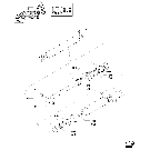 1.88.11/2(01) LOADER BUCKET CONTROL CYLINDER