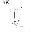 353(02) 4 LEVER BACKHOE CONTROLS, UPPER TIE-ROD ASSEMBLY