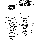 012 SEED HOPPERS, 12-183, 12-184, 12-185 & 12-186