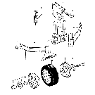 035 DUAL GAUGEWHEEL ARMS, SCREW ADJUSTING