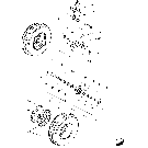 1.060.1 REAR WALKBEAM, 6 BOLT HUB AND SPINDLE, CENTER SECTION