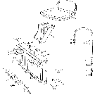 041 BACKHOE MOUNTING GROUP, D-100 BACKHOE ATTACHMENT