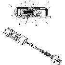 08-01F CONTROL VALVE - SPOOL END GROUP, DETENT