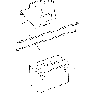 029 BATTERY, BATTERY CABLES AND SUPPORT, L-250